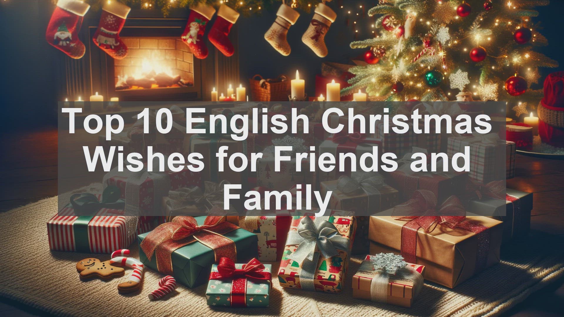 'Video thumbnail for Top 10 English Christmas Wishes for Friends and Family'