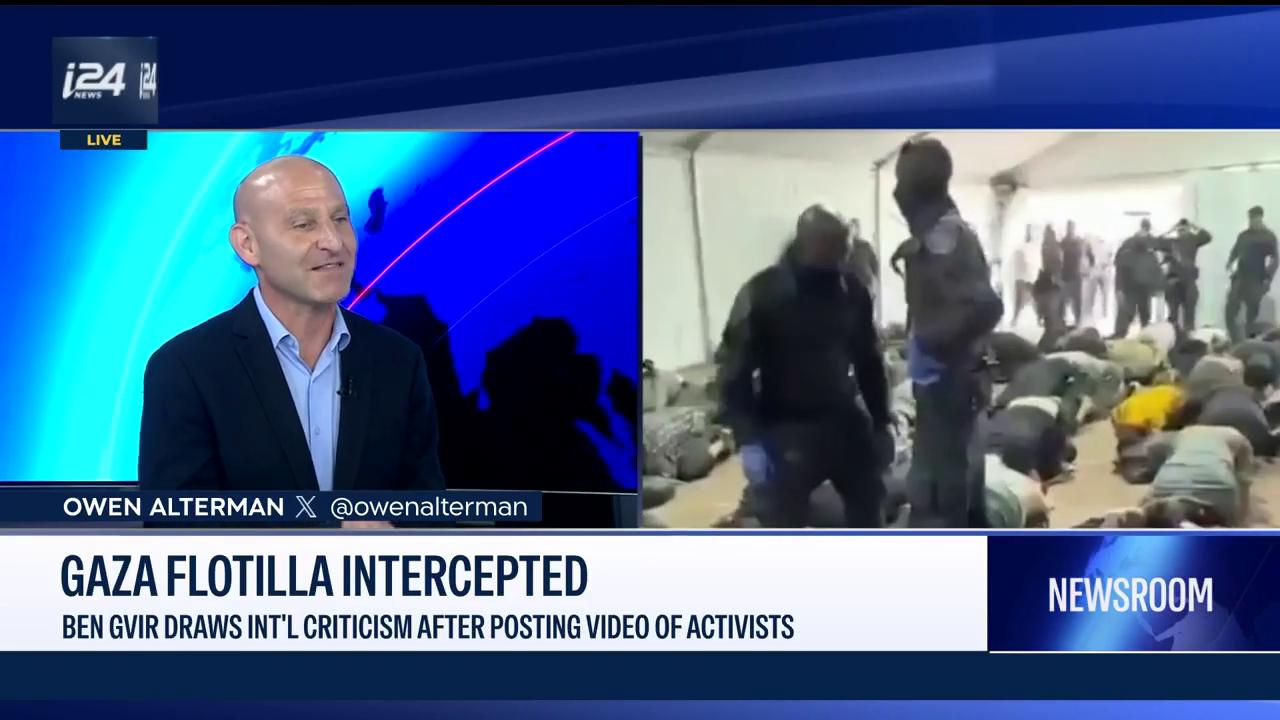 Video thumbnail for Gaza flotilla intercepted