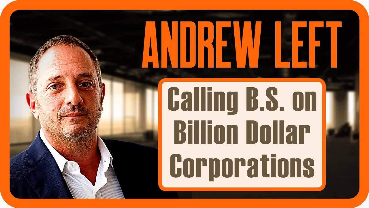 Video thumbnail for Andrew Left | The Big Corporations With Inflated Valuations | Zer0es TV
