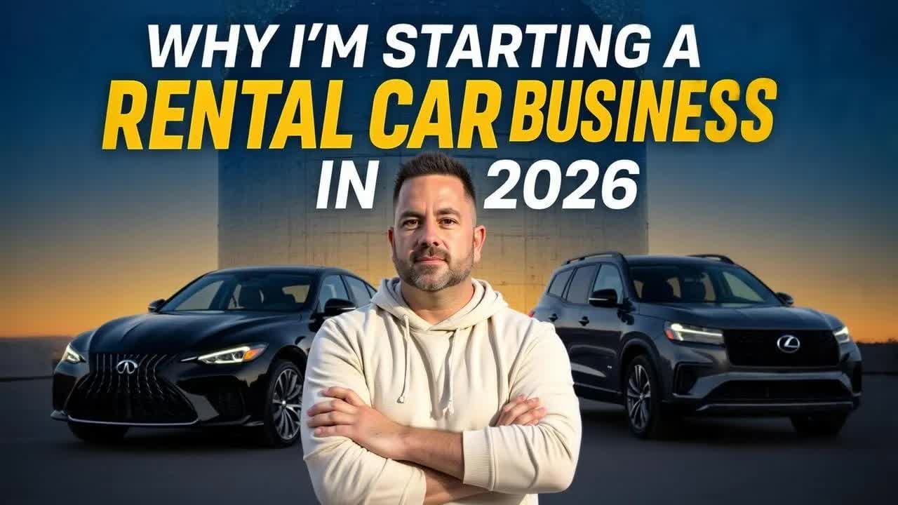 Video thumbnail for lucky lopez: starting a rental car empire in 2026! business ideas, exotic cars & automation