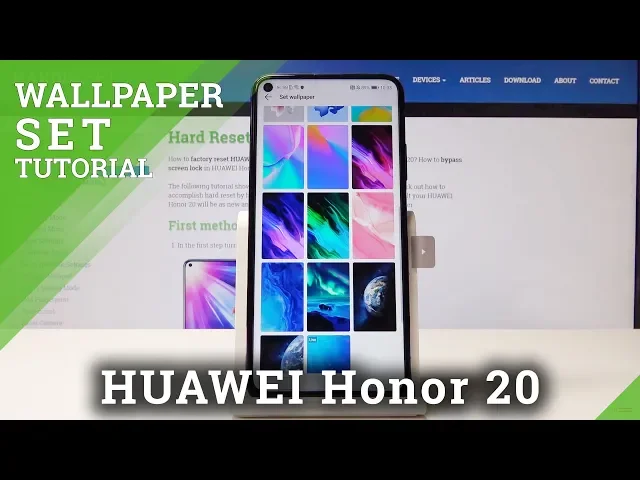 Video thumbnail for How to Set Up Wallpaper in Honor 20 - Change Wallpaper in EMUI