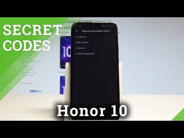 Video thumbnail for Honor 10 SECRET CODES / Hidden Mode / Advanced Settings / Tricks |HardReset.Info