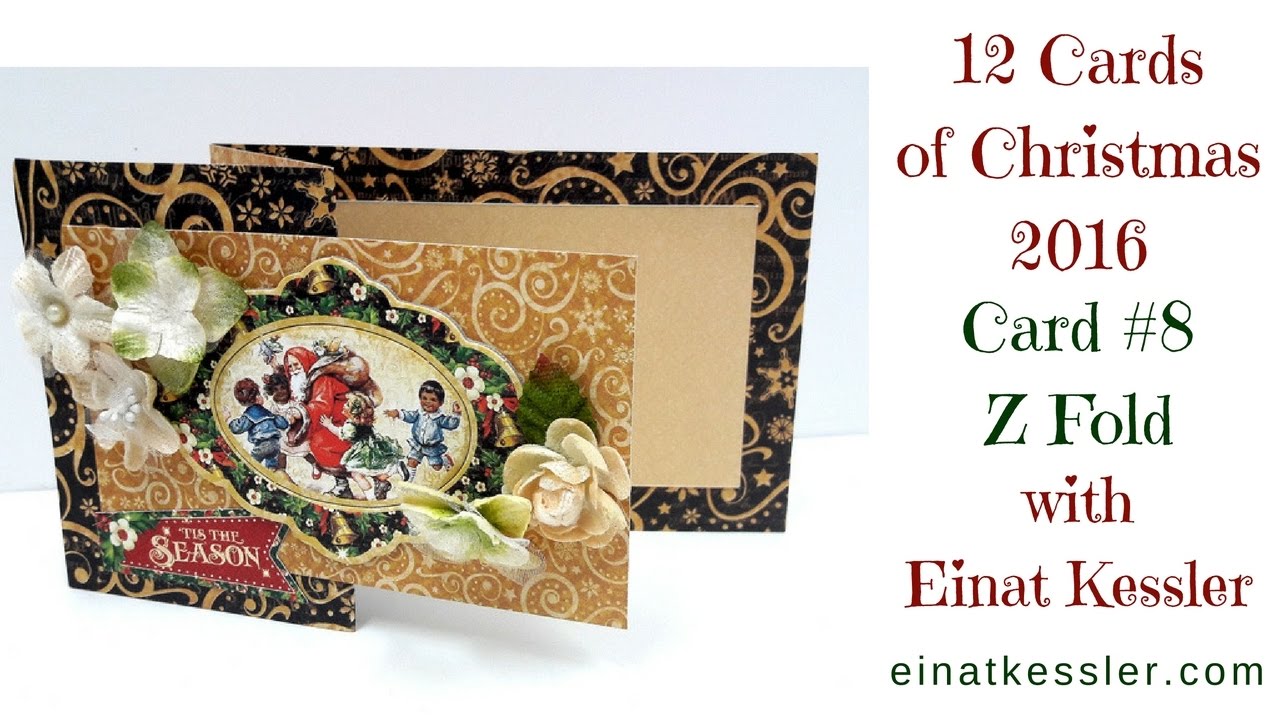 Video thumbnail for 12 Cards of Christmas #8 - Z fold. CHECK OUT THE LIMITED TIME OFFER IN DESCRIPTION!