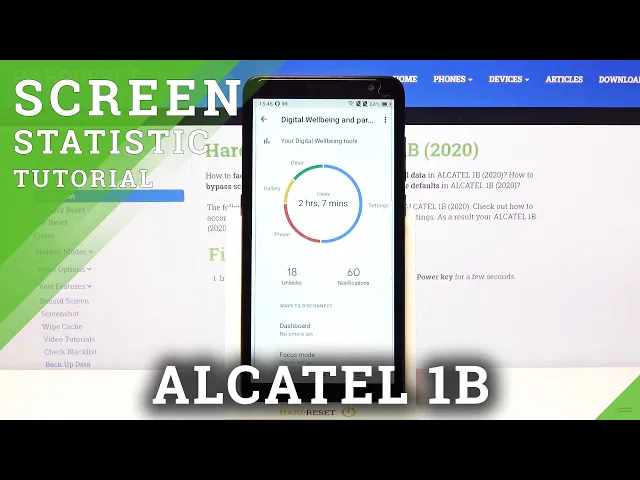 Video thumbnail for How to Check Number of Apps Opened Each Day on ALCATEL 1B 2020 – Digital Wellbeing