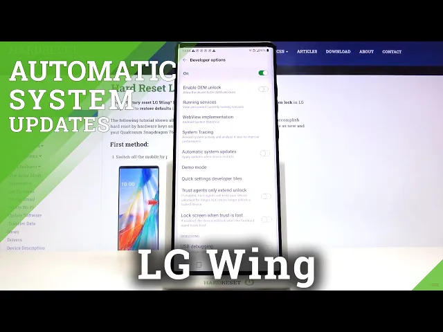 Video thumbnail for How to Enable Auto System Update on LG Wing – Activate Automatic System Update
