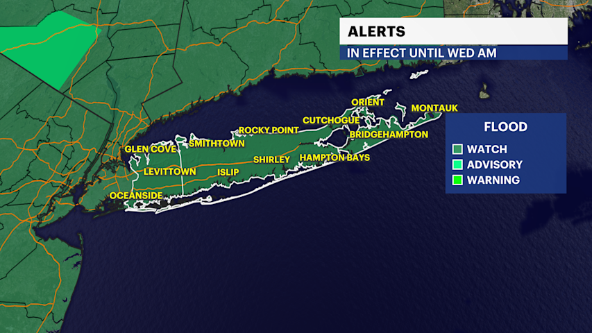 Video thumbnail for FLOOD WATCH: Flooding concerns continue across Long Island