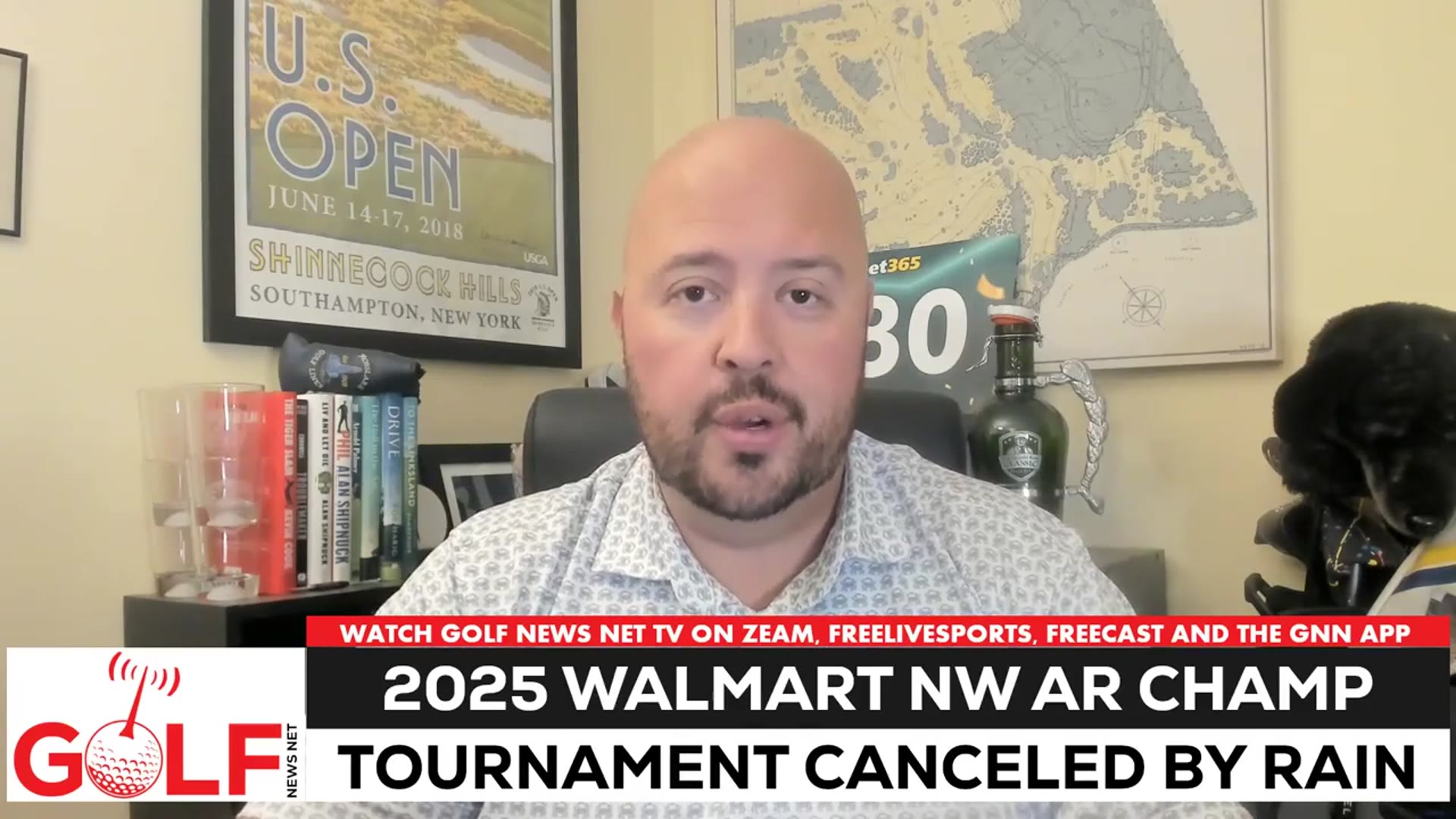 'Video thumbnail for LPGA's Walmart NW Arkansas Championship canceled due to rainout'