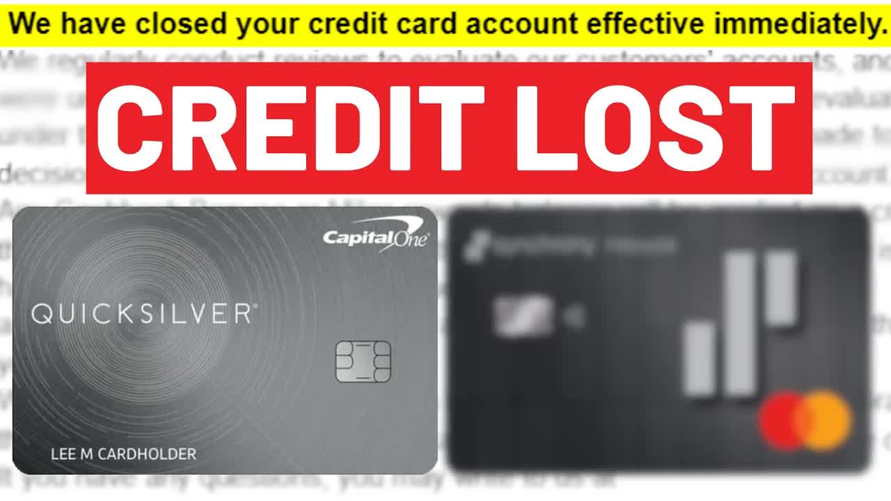 Video thumbnail for Capital One Credit Cards: Account Closure & Economic Recession Impact