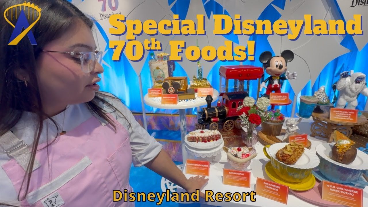 Video thumbnail for Chef's Show Off Special Desserts and Foods for Disneyland's 70th