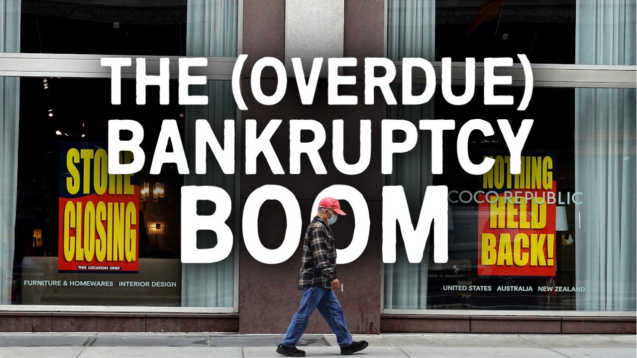 Video thumbnail for Corporate Bankruptcies Are Rising Again And This Time It’s Not Just Retail