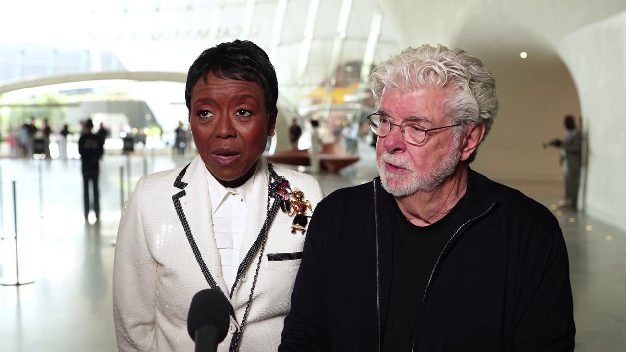 Video thumbnail for UNCAPTIONED: George Lucas had planned to make three more Star Wars movies.