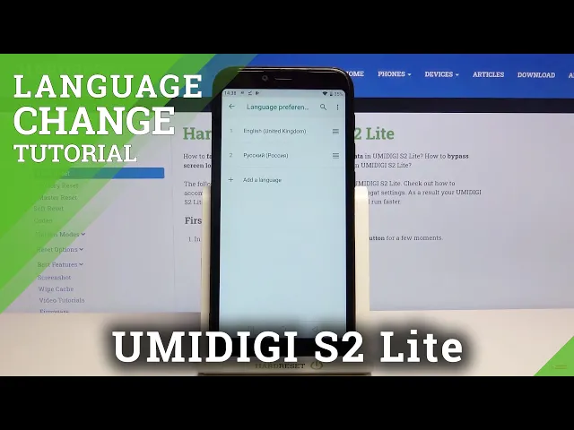 Video thumbnail for Change System Language - UMIDIGI S2 Lite & Device Settings