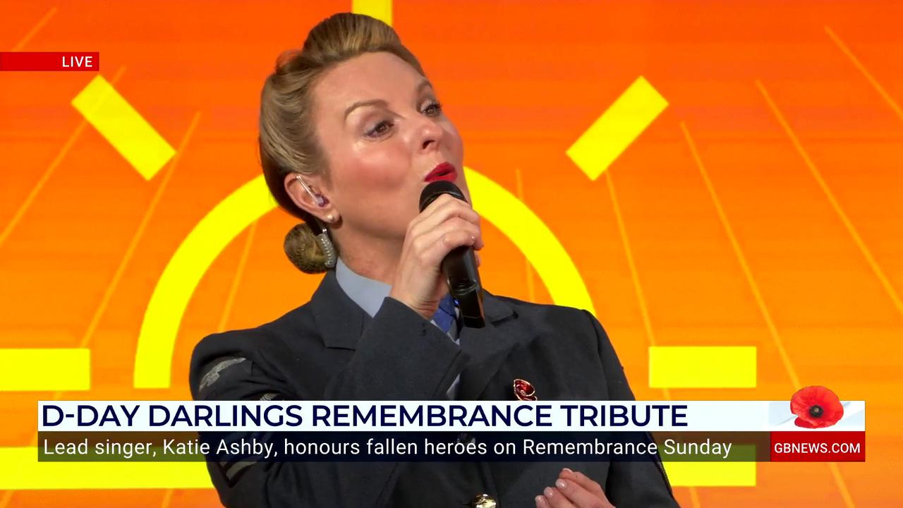 Video thumbnail for WATCH: The D-Day Darlings' Katie Ashby performs The White Cliffs of Dover live on GB News