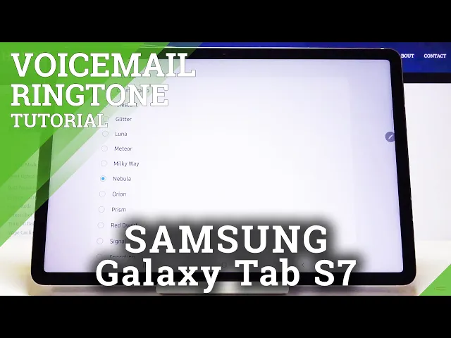 Video thumbnail for How to Manage Notifications in Samsung Galaxy Tab S7 - Change Voicemail Notification