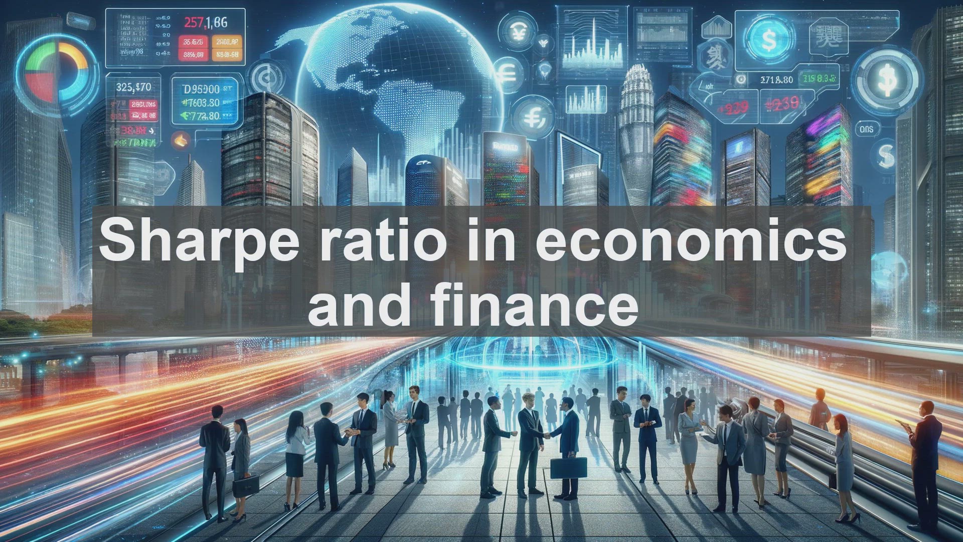 'Video thumbnail for Sharpe ratio in economics and finance'