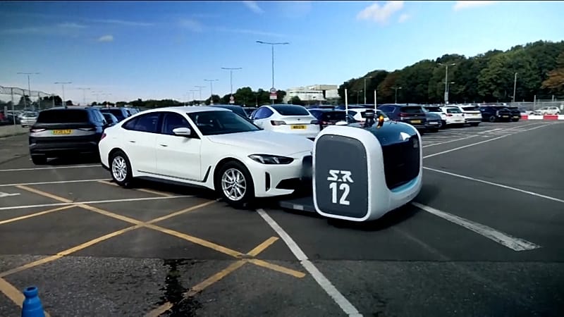 Video thumbnail for Robot valet parking at Gatwick Airport promises safer, easier long‑stay car storage