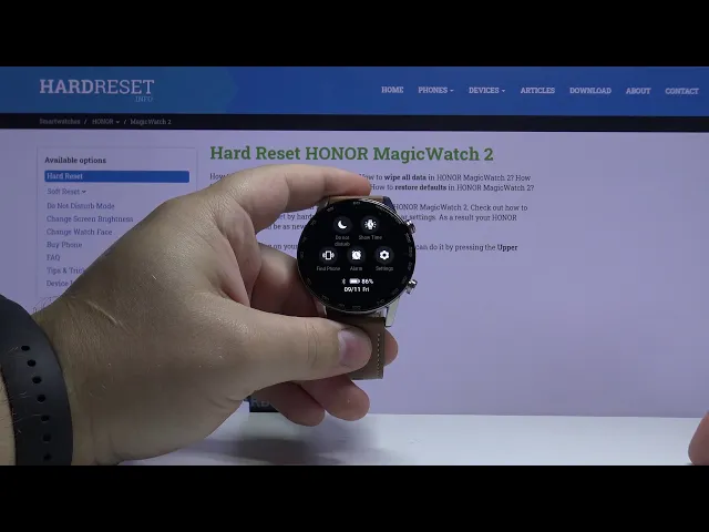 Video thumbnail for HARD RESET HONOR MagicWatch 2 – Restore Defaults / Wipe Data