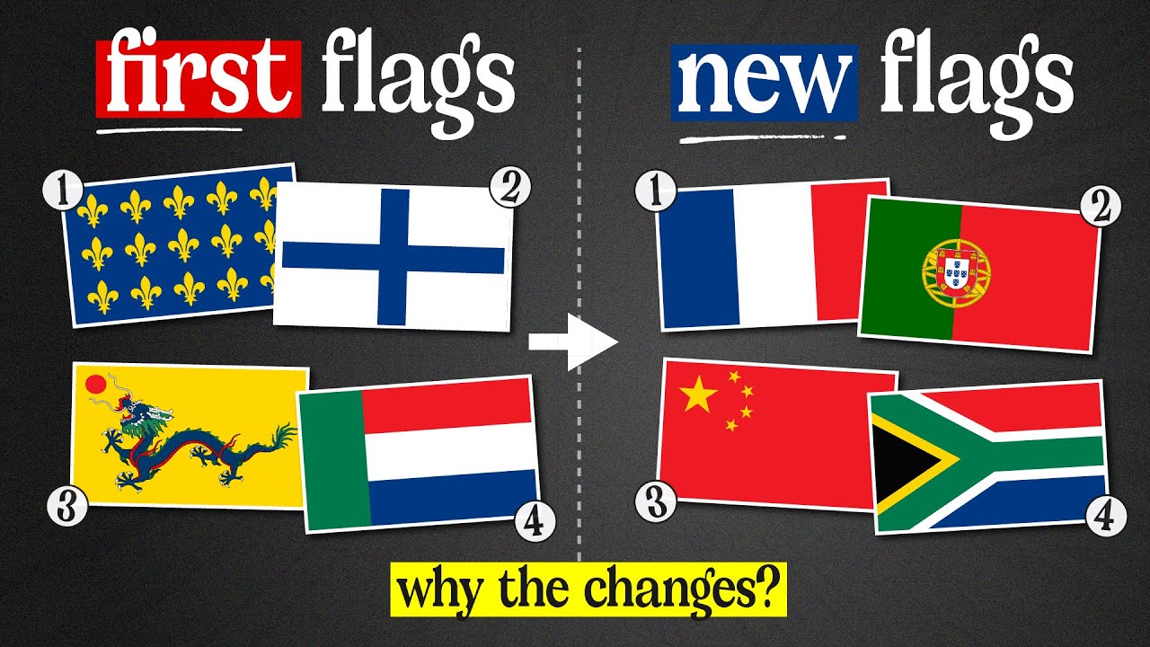 Video thumbnail for Countries' First Flags VS Their Current Flags