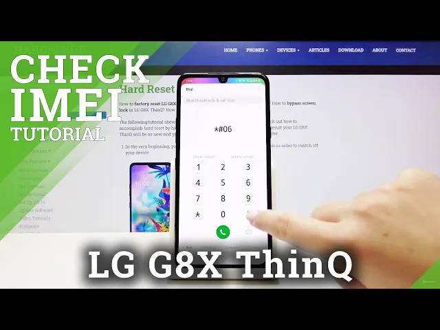 Video thumbnail for How to Locate IMEI and Serial Number in LG G8X ThinQ – IMEI & SN