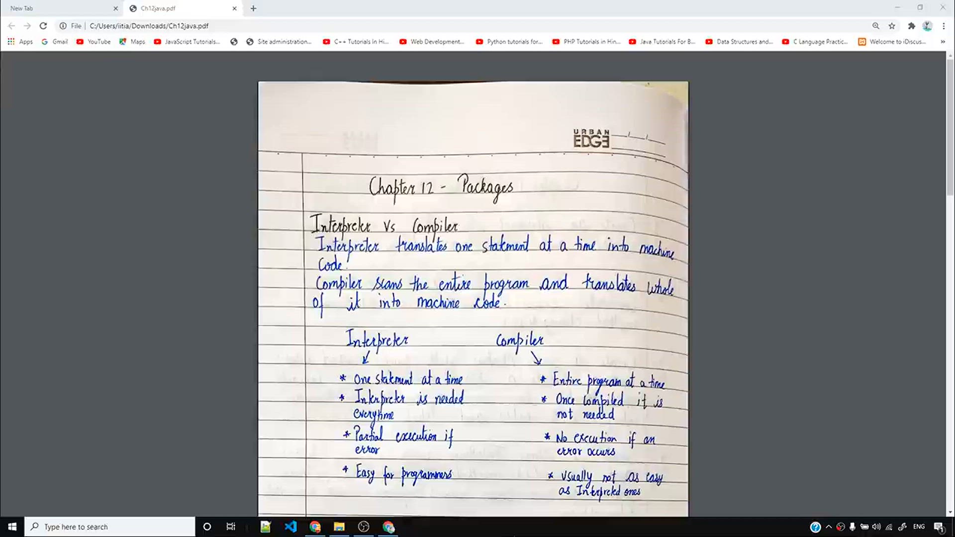 'Video thumbnail for Interpreted vs Compiled Languages!'