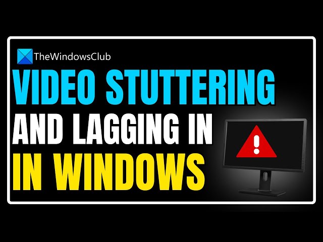 Video thumbnail for Video Stuttering and Lagging in Windows 11