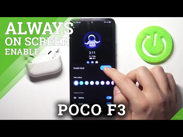 Video thumbnail for Lock Screen Customization on XIAOMI Poco F3 - How to Turn On Always On Display