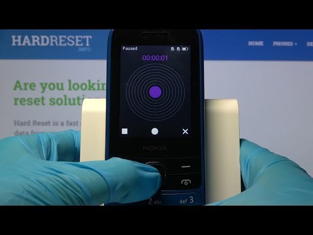 Video thumbnail for How to Record Sounds on NOKIA 225 4G - Use Recorder