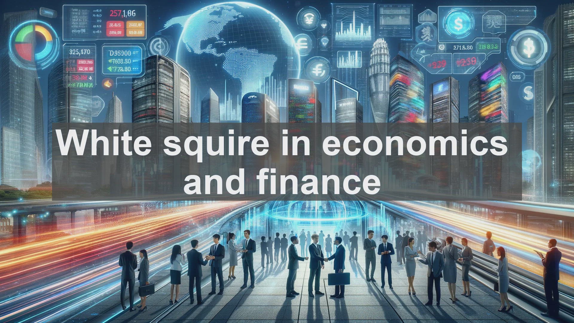'Video thumbnail for White squire in economics and finance'