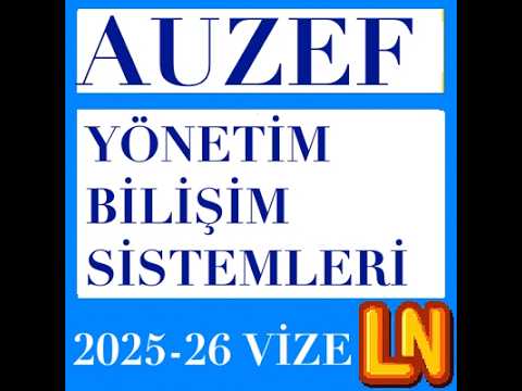 Video thumbnail for Yönetim Bilişim Sistemleri 2025-2026 Vize Soruları