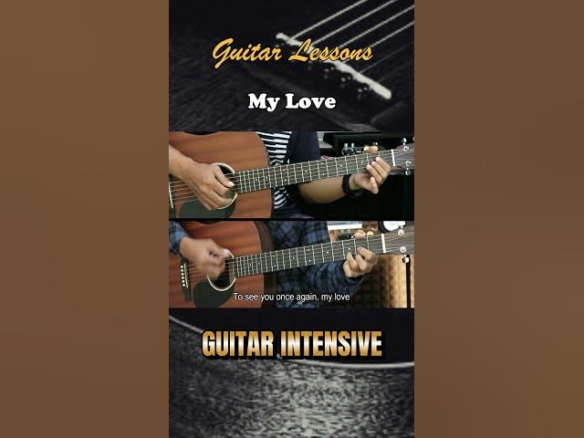 Video thumbnail for My Love - Westlife | EASY Guitar Lessons -  Guitar Tutorial #belajarmelodigitar
