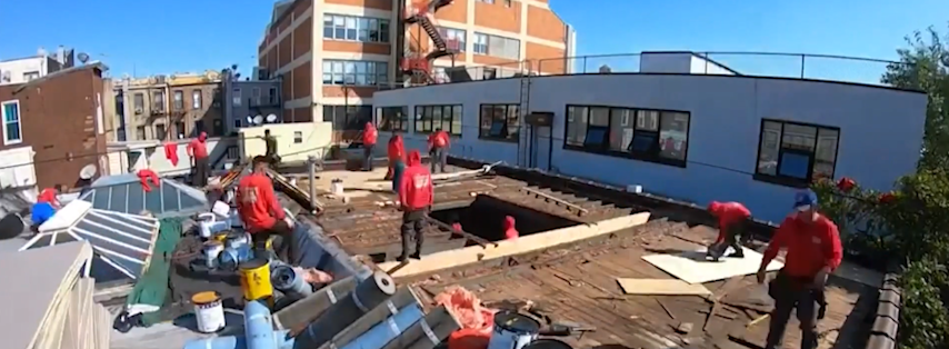 Video thumbnail for From 1-day roofs to community givebacks, Brooklyn company helps East Flatbush family in need