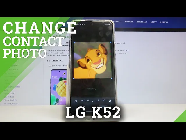 Video thumbnail for How to Add Photo to Contact in LG K52 – Add Profile Photo