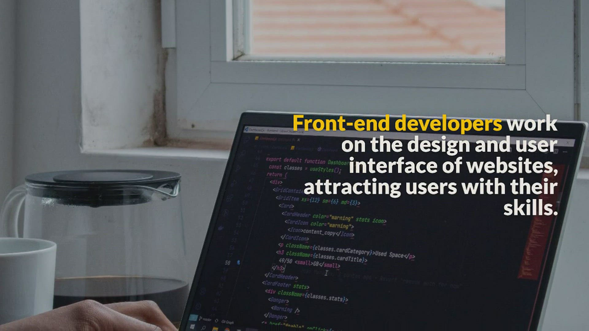 'Video thumbnail for How to become a front-end developer'