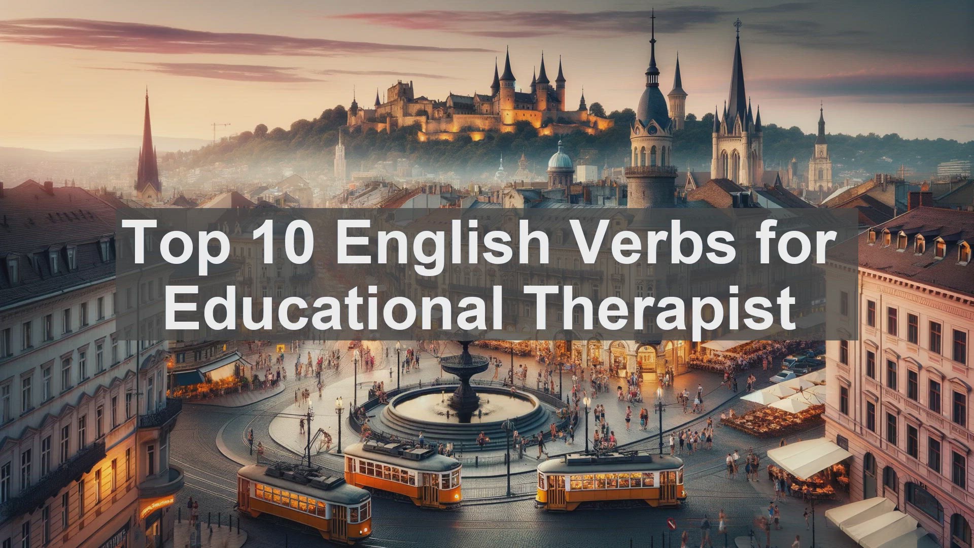 'Video thumbnail for Top 10 English Verbs for Educational Therapist'