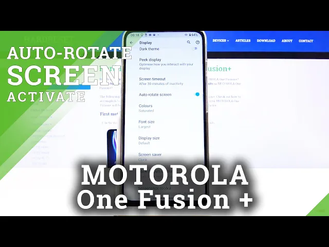 Video thumbnail for How to Manage Screen Rotation in MOTOROLA One Fusion+ - Display Automatic Rotation