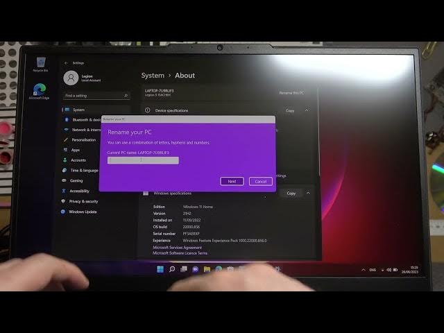 Video thumbnail for How To Rename Lenovo Legion Laptop