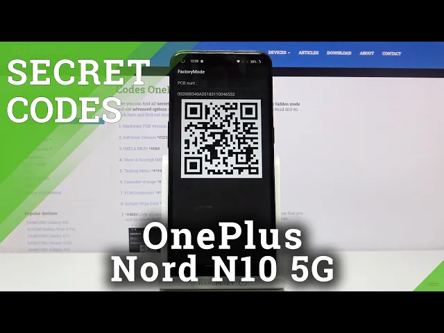 Video thumbnail for Secret Codes for OnePlus Nord N10 5G – Testing Menu / Calendar Storage