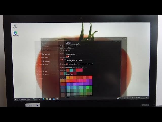 Video thumbnail for How To Customize Windows Colors On LENOVO AIO M900Z