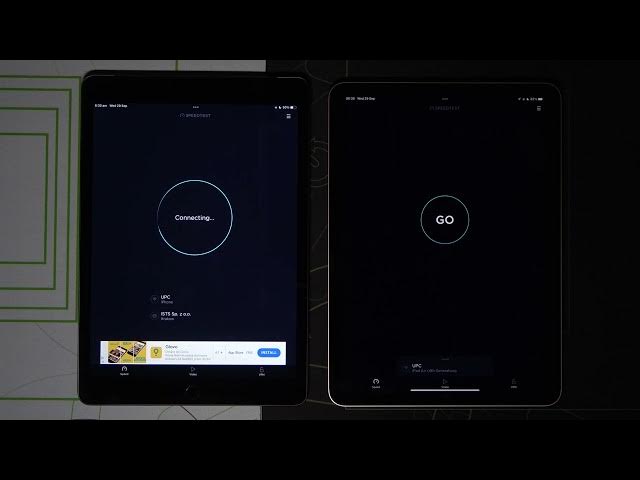 Video thumbnail for Measure and Discover How Fast is Wi-Fi Network on APPLE iPad 2021 and iPad Air 4 - Speed Test