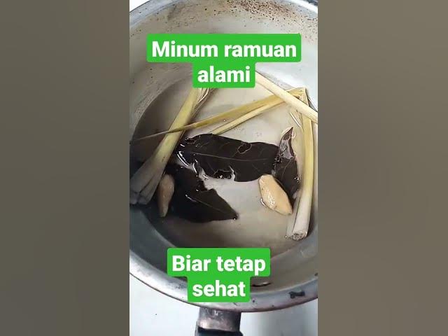 Video thumbnail for Minum ramuan alami.#shorts #jamutradisional #herbal
