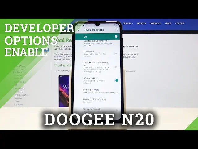 Video thumbnail for How to Activate Developer Options in DOOGEE N20 - OEM Unlock & USB Debugging