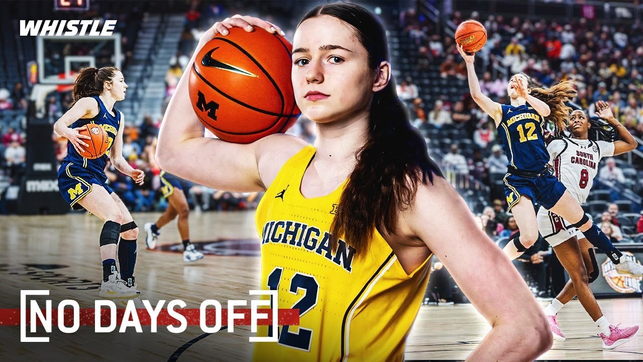 Video thumbnail for 2025's Caitlin Clark?  Michigan's Syla Swords Is March Madness' Next STAR!