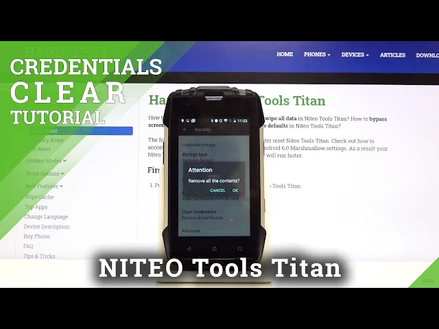 Video thumbnail for How to Clear Credentials on Niteo Tools Titan – Delete Credentials