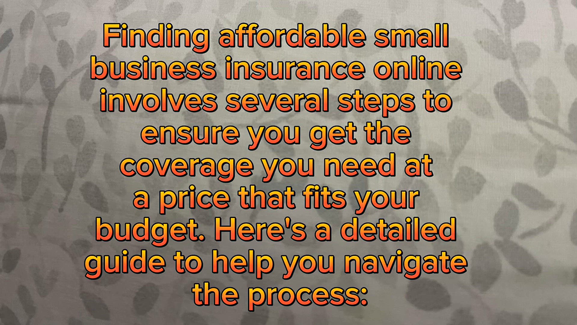 Video thumbnail for How to Find Affordable Small Business Insurance Online