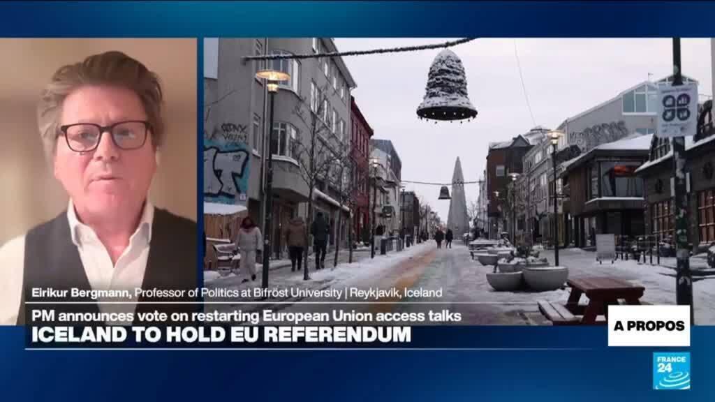 Video thumbnail for 'Security, dilemma over Greenland have enhanced urgency' for EU referendum in Iceland