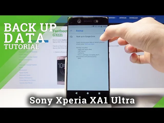 Video thumbnail for How to Enable Google Backup in Sony Xperia XA1 Ultra - Google Backup / Save Data