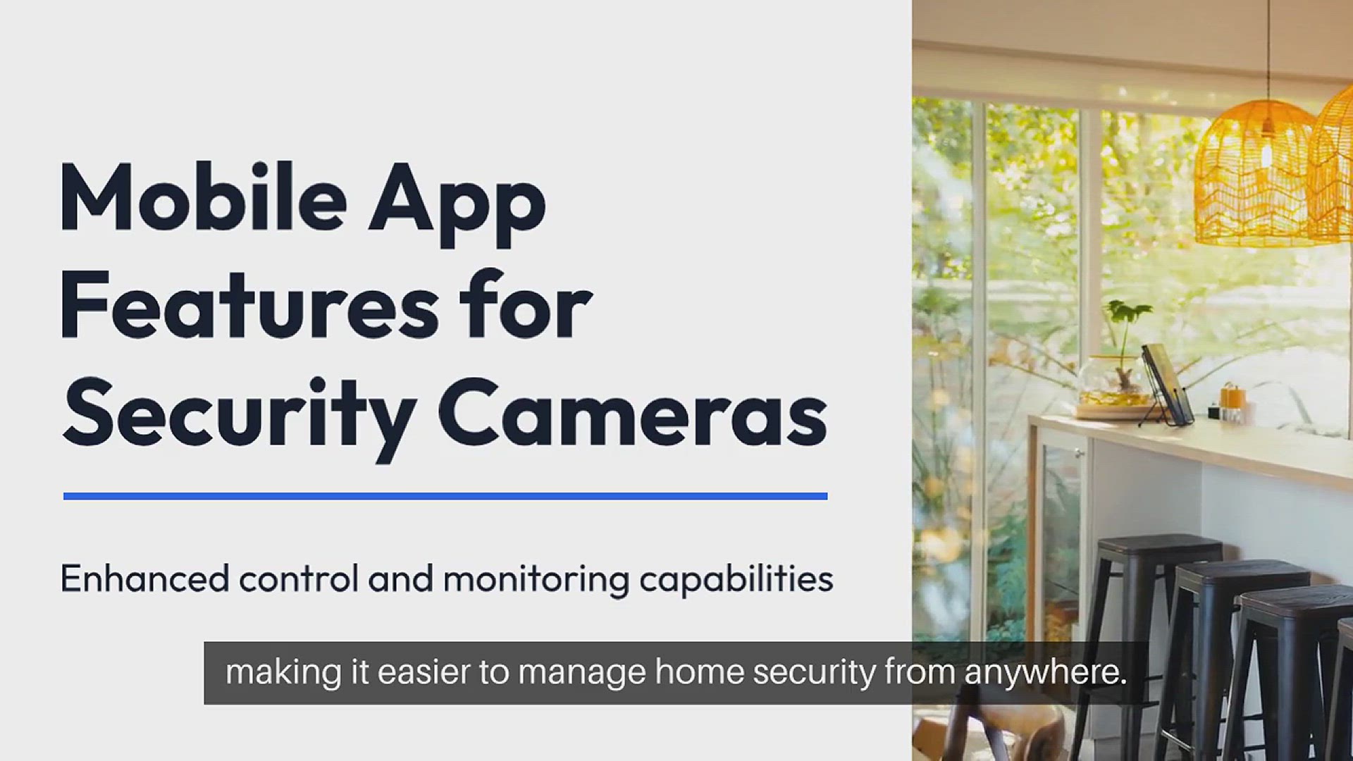 Video thumbnail for Mobile App Features for Security Cameras