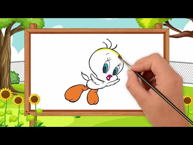 Video thumbnail for How to Draw an Tweety in Simple Steps