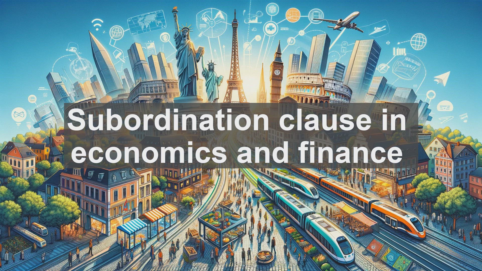 'Video thumbnail for Subordination clause in economics and finance'