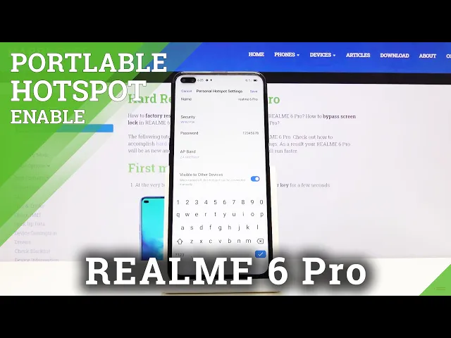 Video thumbnail for How to Enable Portable Hotspot in REALME 6 Pro – Find Hotspot Settings